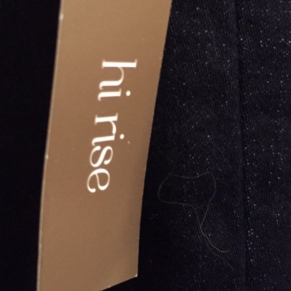 NWT - high rise, indigo blue, 15 - Picture 4 of 6